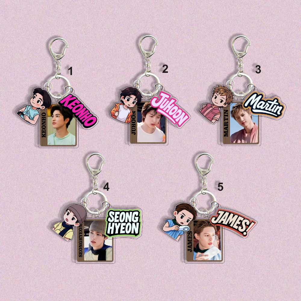 [PRE-ORDER] CORTIS Acrylic Keychain Pendant ver. 1