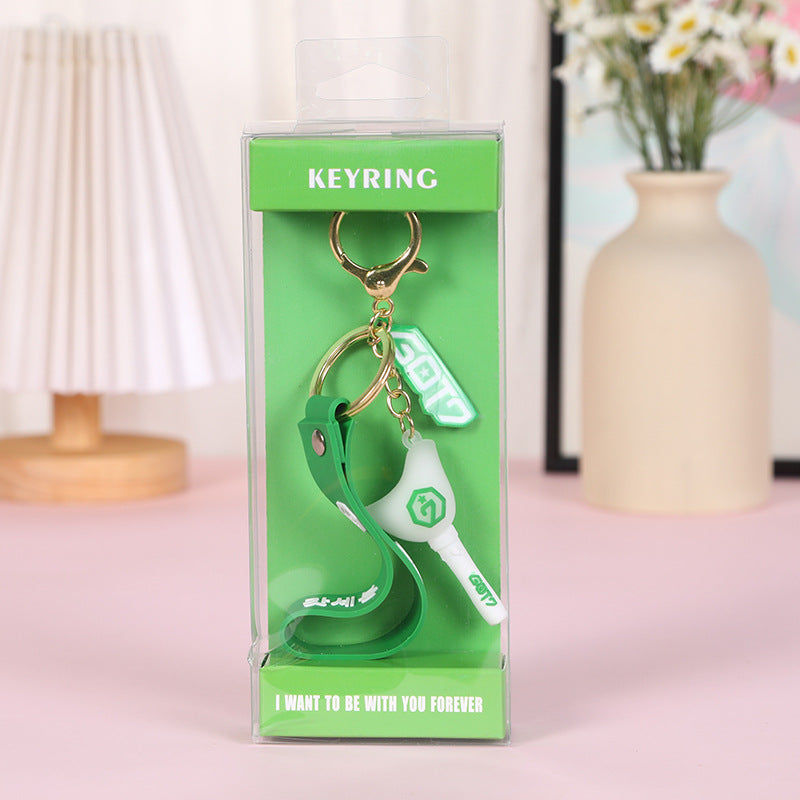 [Në Gjendje] GOT7 3D Soft Rubber Lightstick Keyring