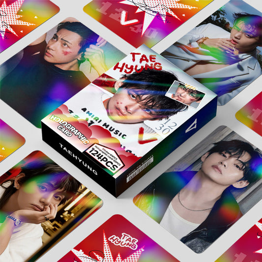 [Në Gjendje] BTS Taehyung 2026 holographic lomocards (124pcs)