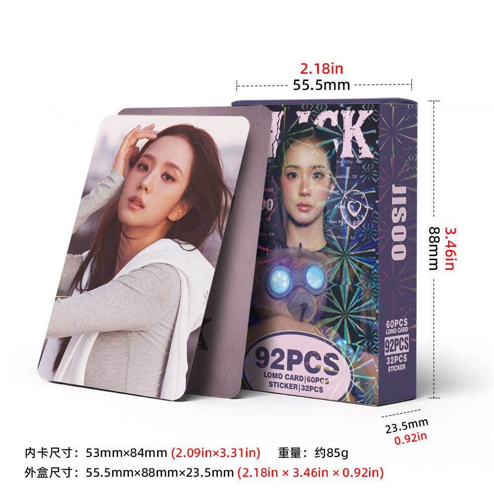 [Po vjen/ 9 Tetor] JISOO - Lomocards (92pcs)