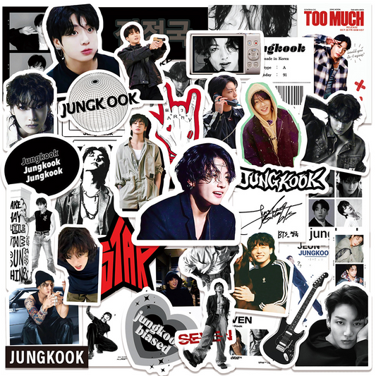 [Në Gjendje] BTS Jungkook Sticker Set (50pcs)