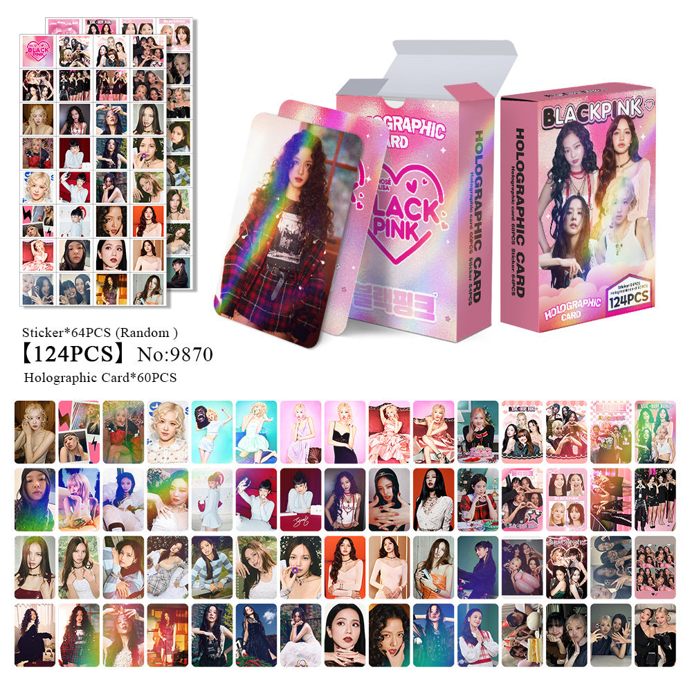 [PRE-ORDER] BLACKPINK holographic lomocards (124pcs)