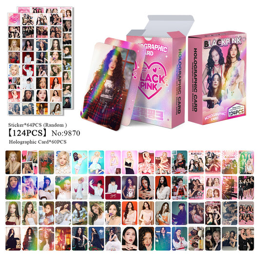 [PRE-ORDER] BLACKPINK holographic lomocards (124pcs)
