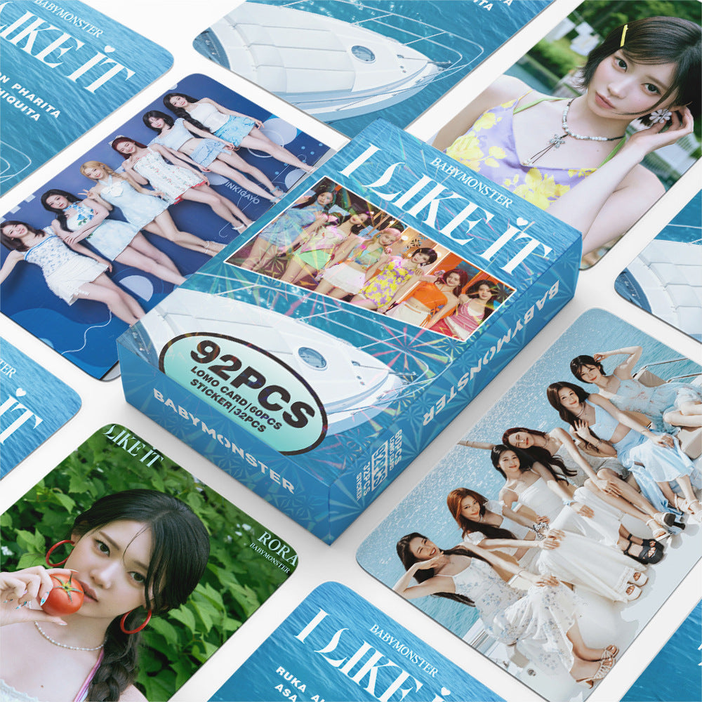 [Në Gjendje] BABYMONSTER 'I LIKE IT' lomocards (92pcs)