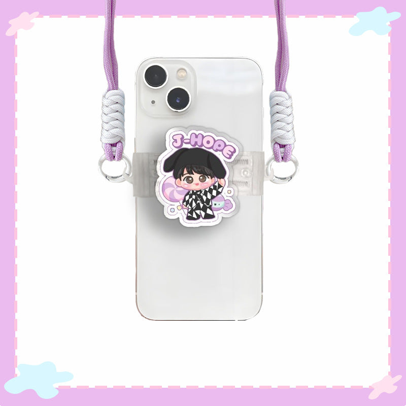 [PRE-ORDER] BTS Illustrated Acrylic Clip Smartphone Holder