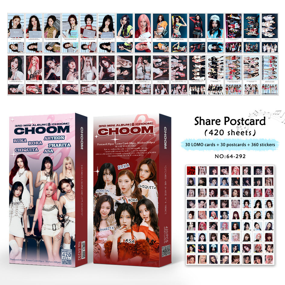 [Në Gjendje] BABYMONSTER 'CHOOM' Mega Pack | 420 pcs