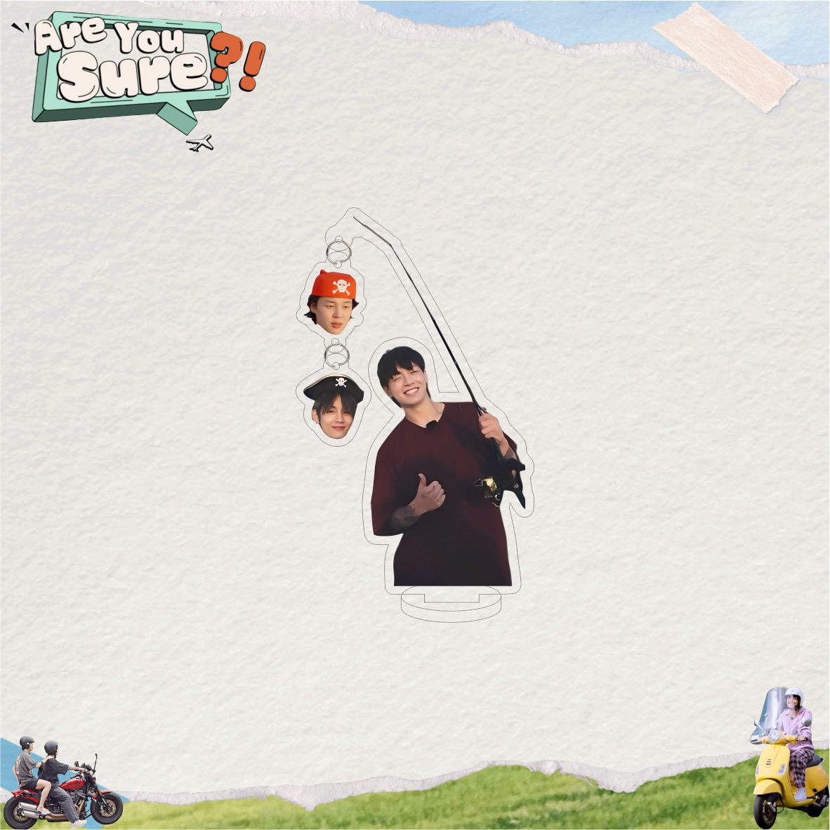 [PRE-ORDER] 'Are You Sure?' Acrylic Double-Sided HD Stand Hooked