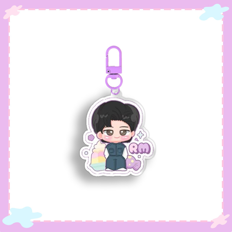 [PRE-ORDER] BTS Illustrated Acrylic Keyring