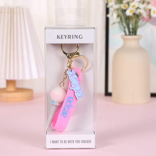 [PRE-ORDER] aespa 3D Soft Rubber Lightstick Keyrings
