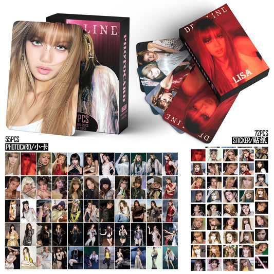 [Ne Gjendje] BLACKPINK LISA 'Deadline' Member lomocards (127pcs)