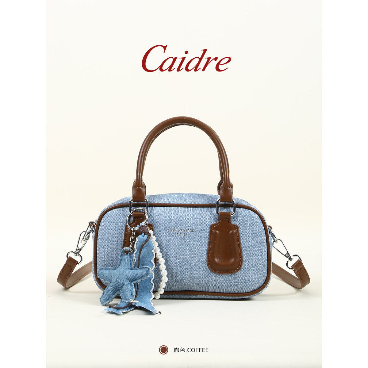 [PRE-ORDER] CAIDRE Japanese Style Shoulder Bag | Solid Color