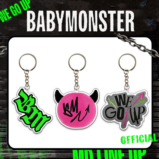 [PRE-ORDER] BABYMONSTER 'We Go Up' Acrylic Keyrings