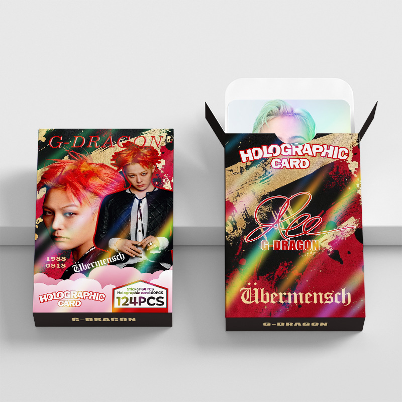 [PRE-ORDER] G-DRAGON holographic lomocards (124pcs)