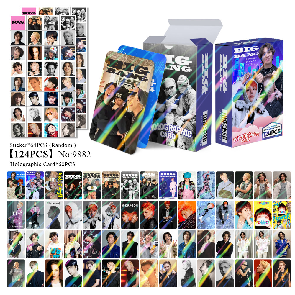 [PRE-ORDER] BIGBANG holographic lomocards (124pcs)
