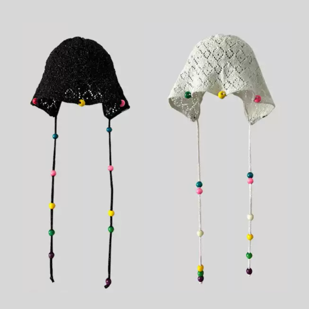 [PRE-ORDER] Korean Designer Beaded Fisherman Hat – Autumn Collection