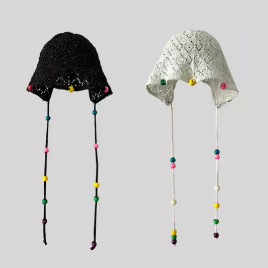 [PRE-ORDER] Korean Designer Beaded Fisherman Hat – Autumn Collection