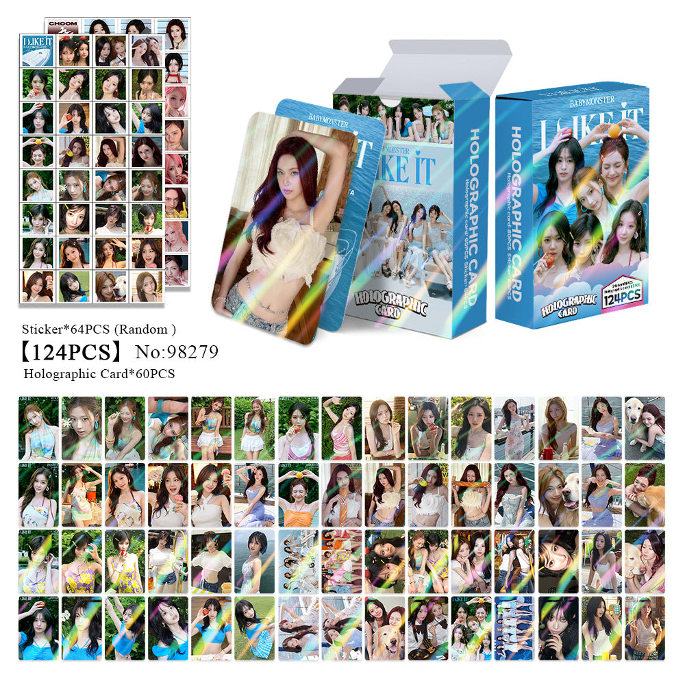 [Në Gjendje] BABYMONSTER 'I Like It' Lomocards (124pcs)