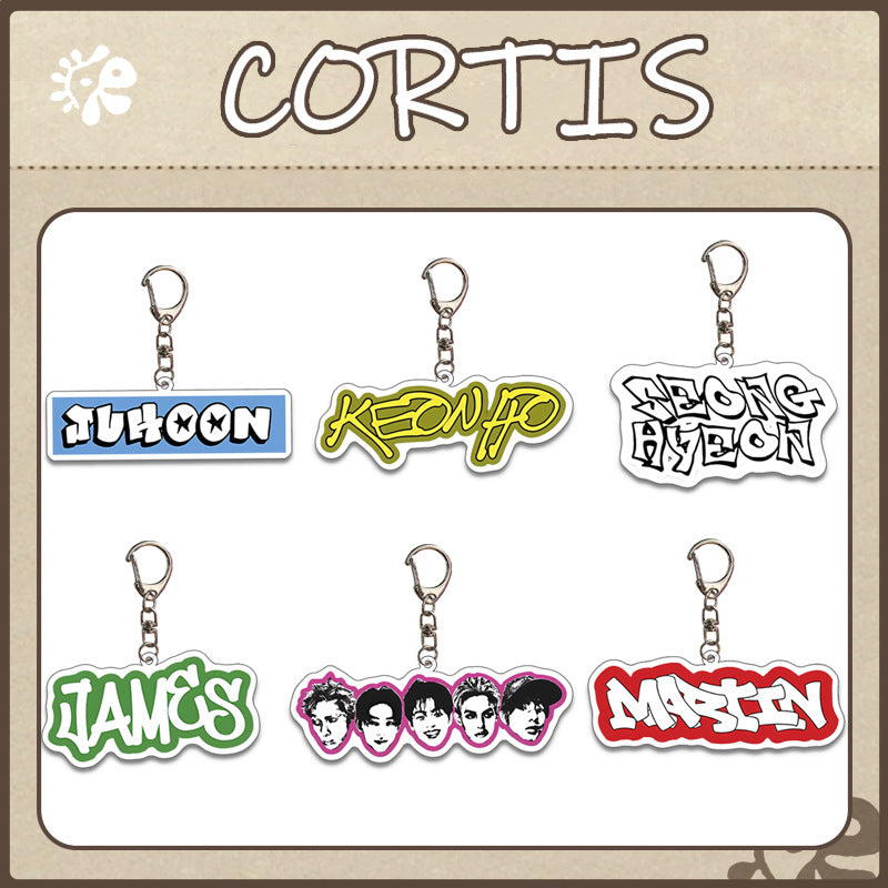 [PRE-ORDER] Cortis Names Acrylic Keyrings