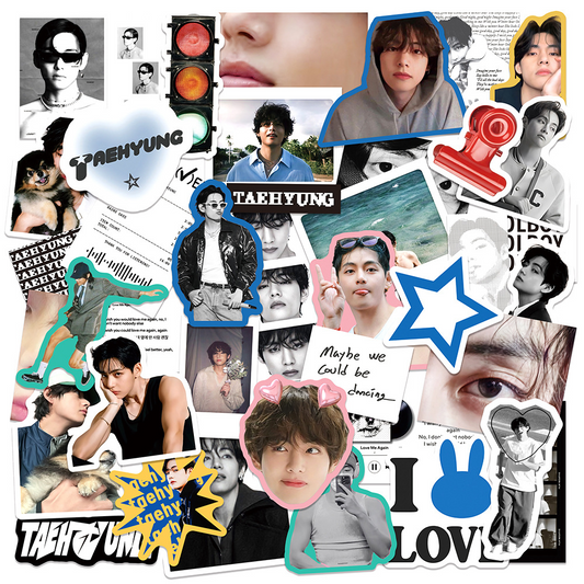[Në Gjendje] BTS Taehyung Sticker Set (50pcs)