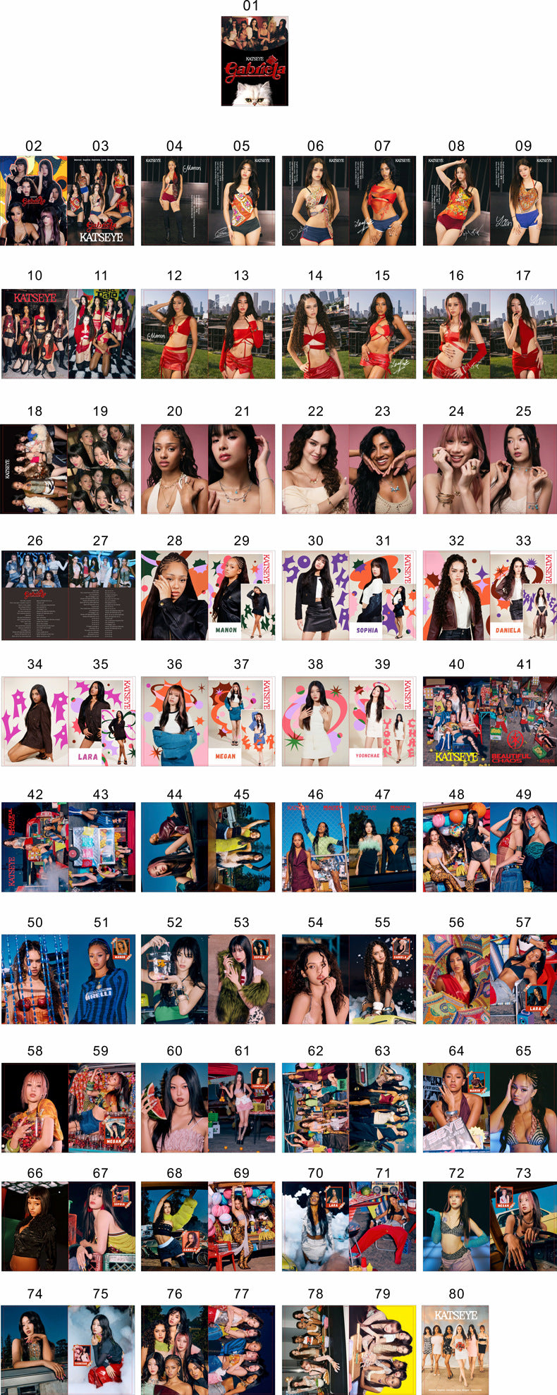 [Në Gjendje] KATSEYE 'Beautiful Chaos/ Gabriela' Photo Album