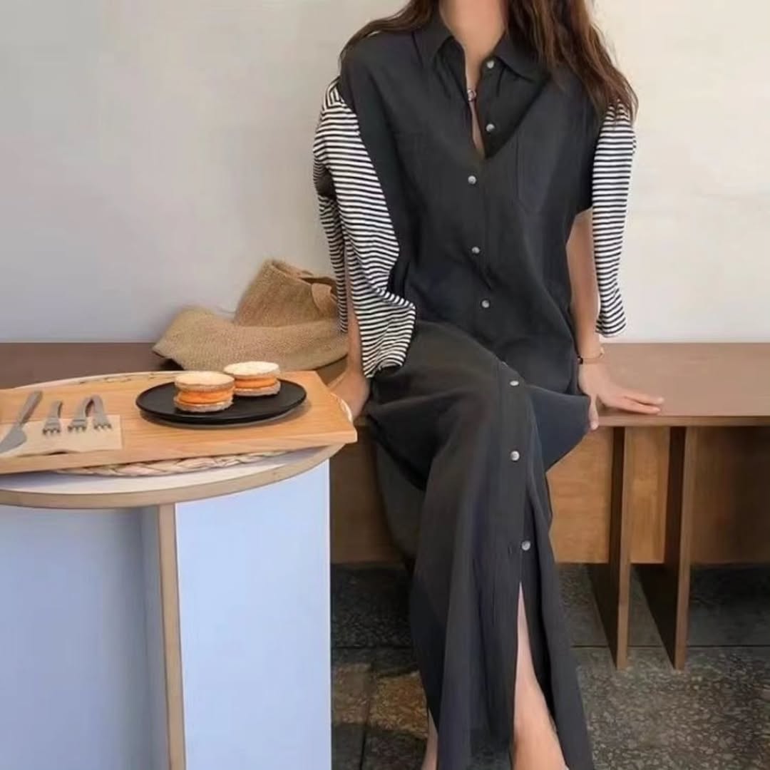 [PRE-ORDER] Cotton & Linen Shirt Dress – Summer Edition