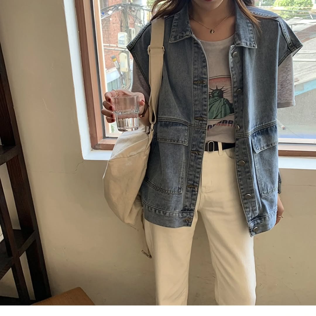 [PRE-ORDER] Denim Vest