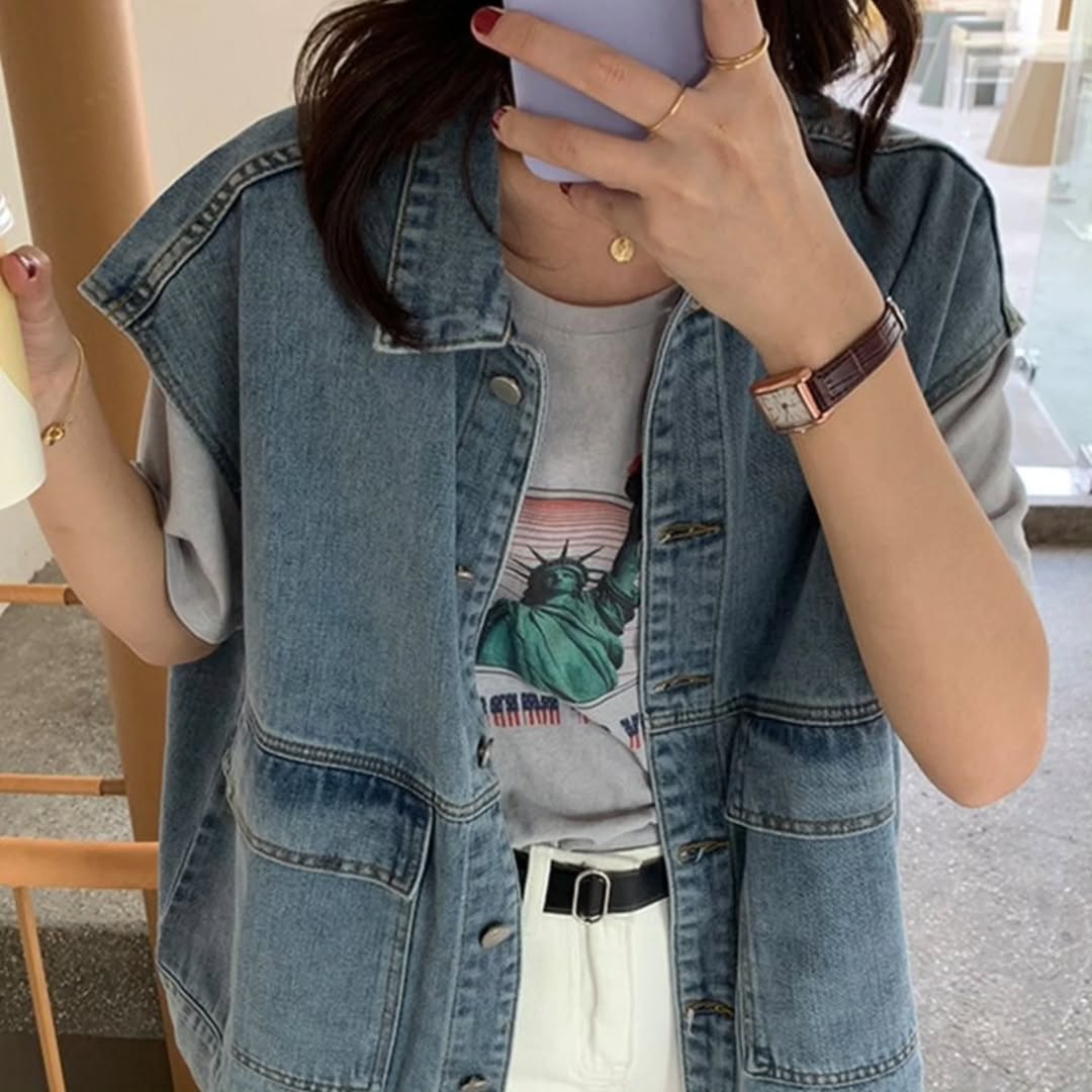 [PRE-ORDER] Denim Vest