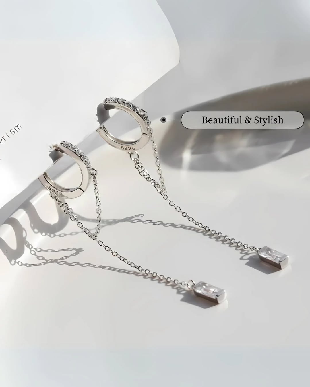 [Pre-order] Elegant S925 Silver Korean-Style Earrings
