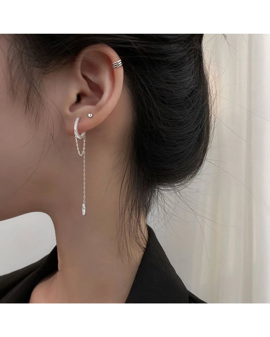 [Pre-order] Elegant S925 Silver Korean-Style Earrings