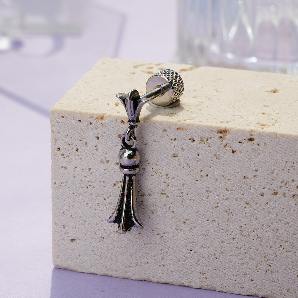 [PRE-ORDER] BTS Jimin Bell Flower Retro S925 Silver Earring (Single)