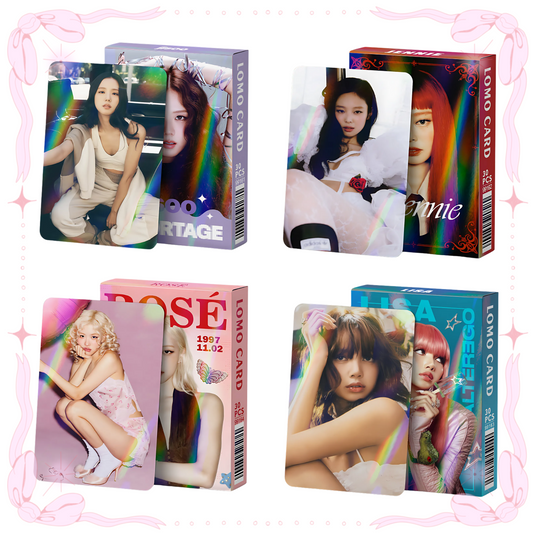 [BULK PRE-ORDER] BLACKPINK Set Laser Lomocards(4 Pako)