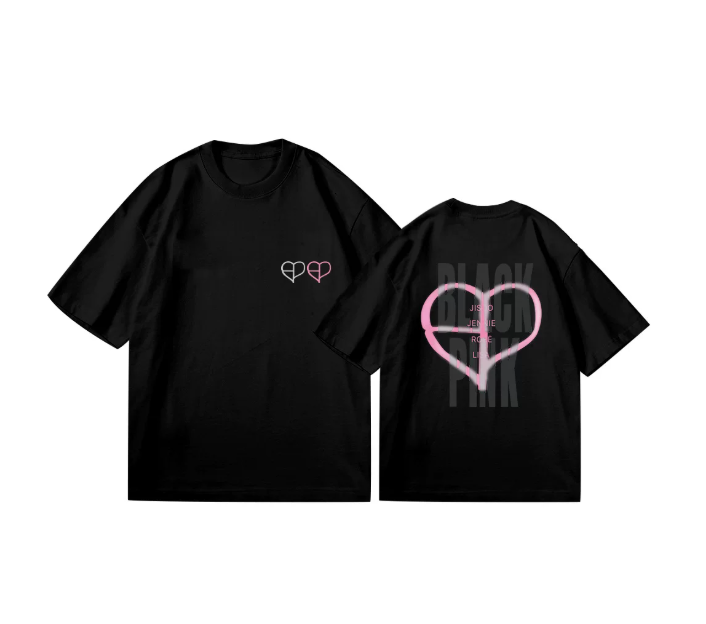 [Në Gjendje] Blackpink Deadline Cottoon Black T-shirt