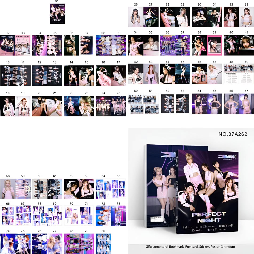 [PRE-ORDER] Le Sserafim 'Perfect Night' Photo Album