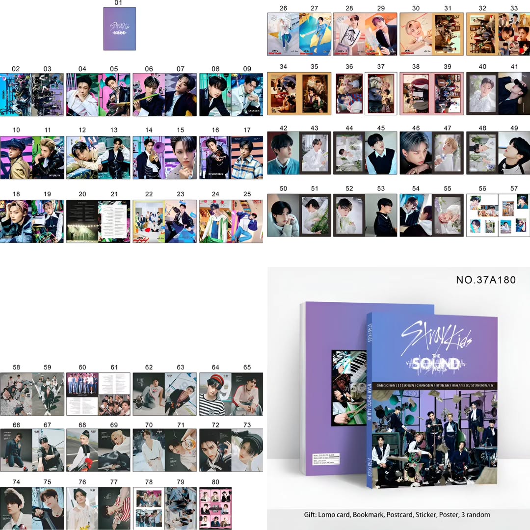 [PRE-ORDER] Stray Kids 'The Sound' 'Maxident' '5-Star'  Photo Album