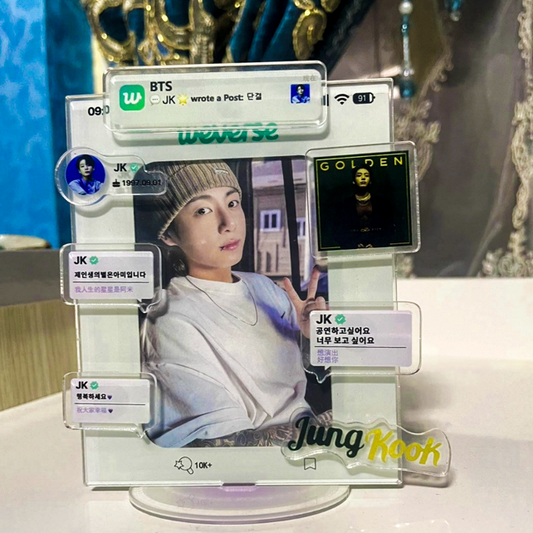 [Në Gjendje] BTS Jungkook Standee Weverse Acrylic Holder