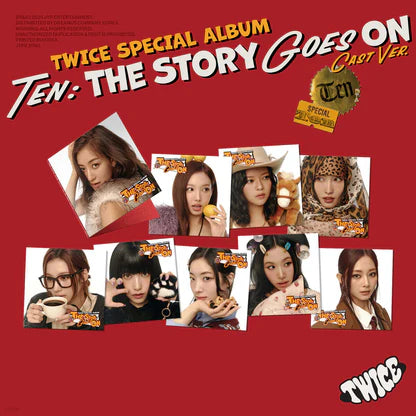 [PRE-ORDER] TWICE - TEN: The Story Goes On (CAST Ver.) RANDOM NO CD ❌
