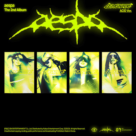 aespa LEMONADE Acid Version album cover
