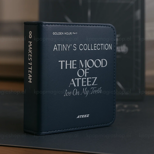 [PRE-ORDER] ATEEZ Atiny's Collection Blue Mini Photocard Binder Series (One-Page-Binder)