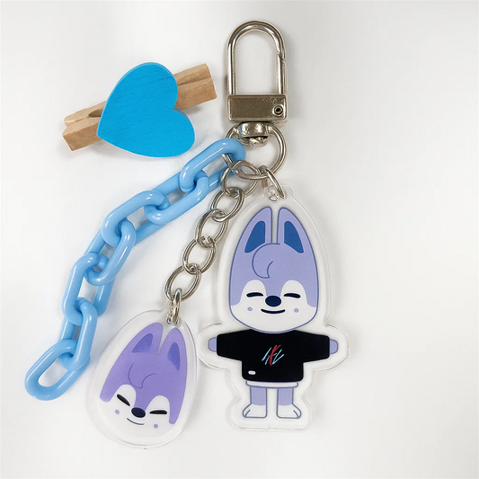 [Në Gjendje] SKZOO Bangchan WolfChan Acrylic Keyring