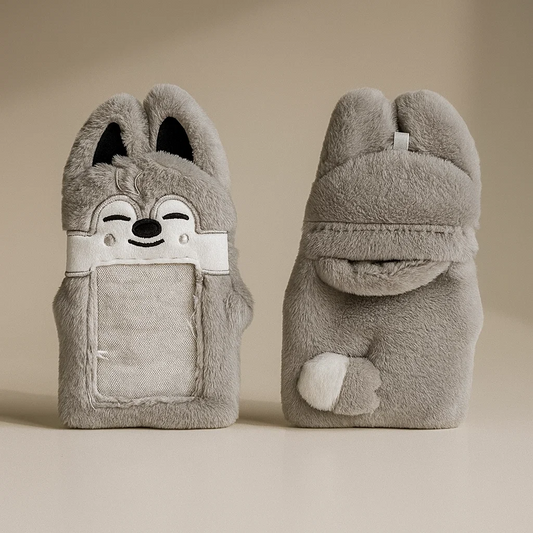 [Në Gjendje] STRAY KIDS Skzoo WOLFCHAN plushie card sleeve holder