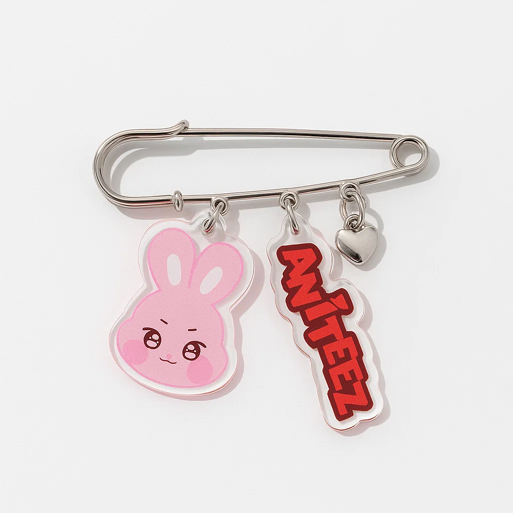[Në Gjendje] ANITEEZ Acrylic Brooch Pendant Pin – DDEONGbyeoli