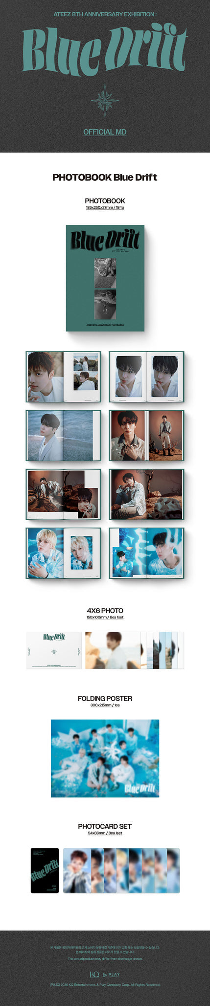 ATEEZ Blue Drift photobook inclusions