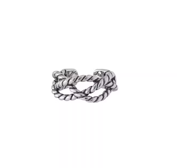 [PRE-ORDER] BTS Jimin Twisted Rope DNA Sterling Silver Ring