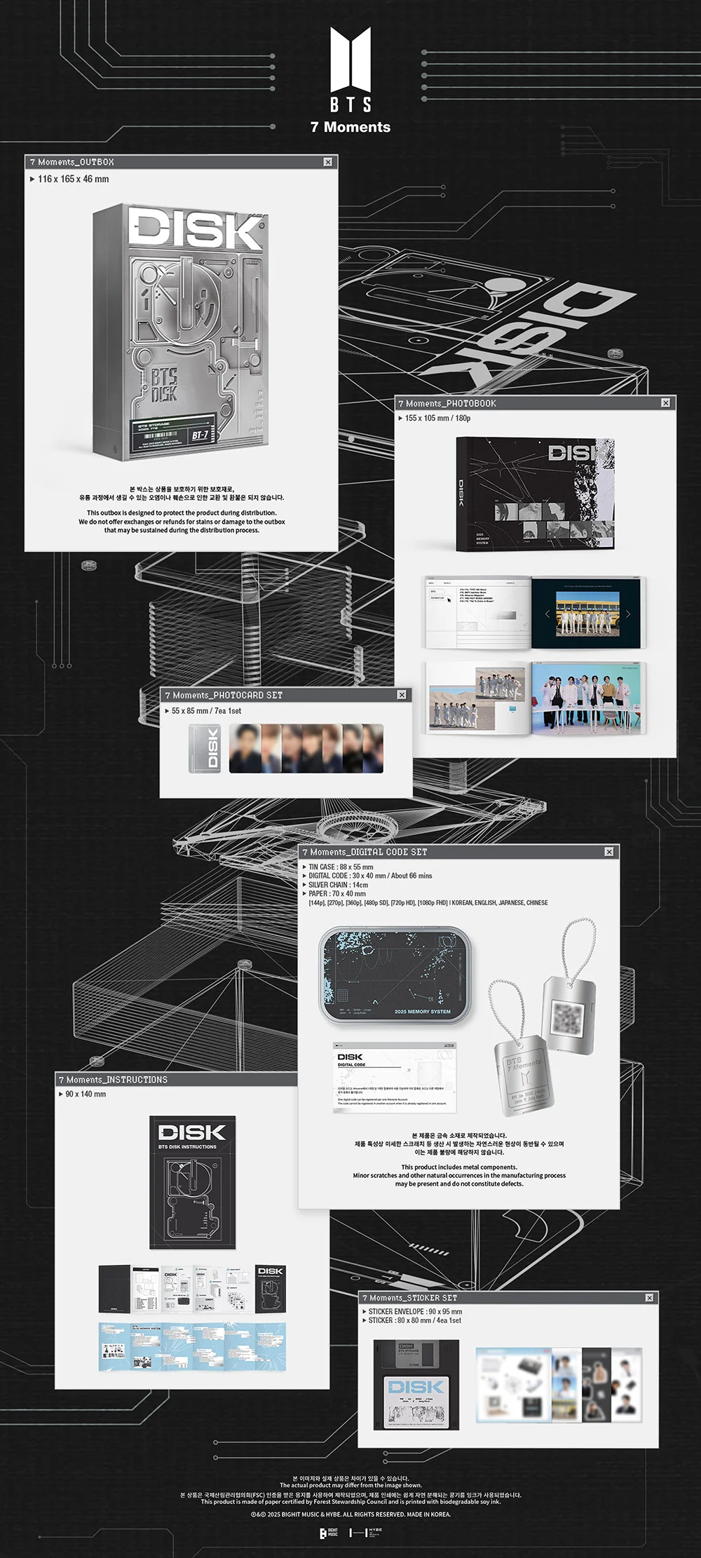 [PRE-ORDER] BTS - 7 Moments Photobook