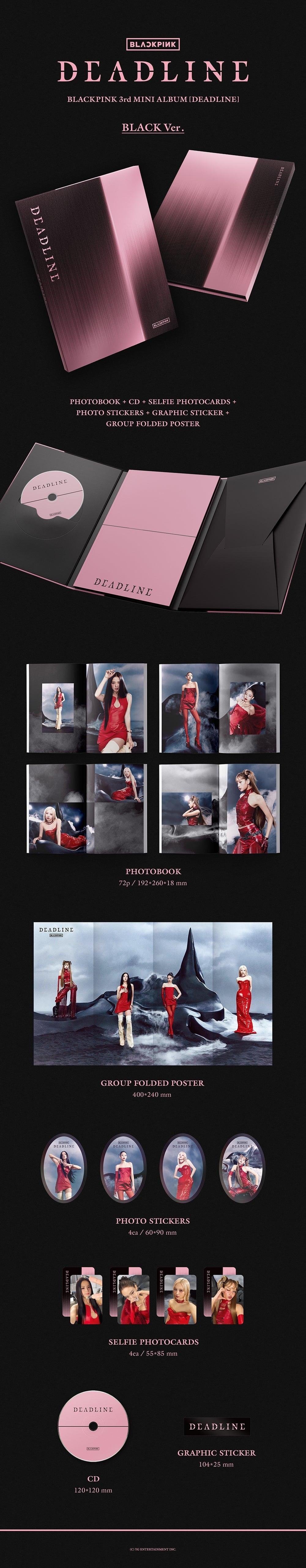BLACKPINK DEADLINE Black Ver.