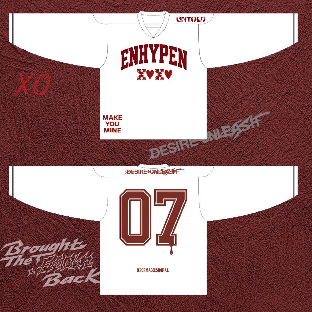 [PRE-ORDER] ENHYPEN ‘Desire: Unleash’ Hockey Jersey