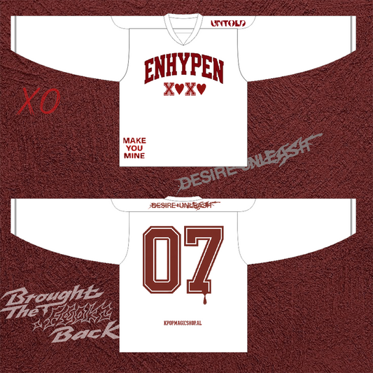 [PRE-ORDER] ENHYPEN ‘Desire: Unleash’ Hockey Jersey