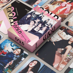 [PRE-ORDER] ITZY Gold lomocards (55pcs)