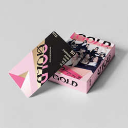 [PRE-ORDER] ITZY Gold lomocards (55pcs)