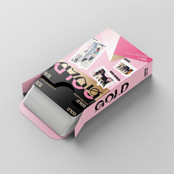 [PRE-ORDER] ITZY Gold lomocards (55pcs)